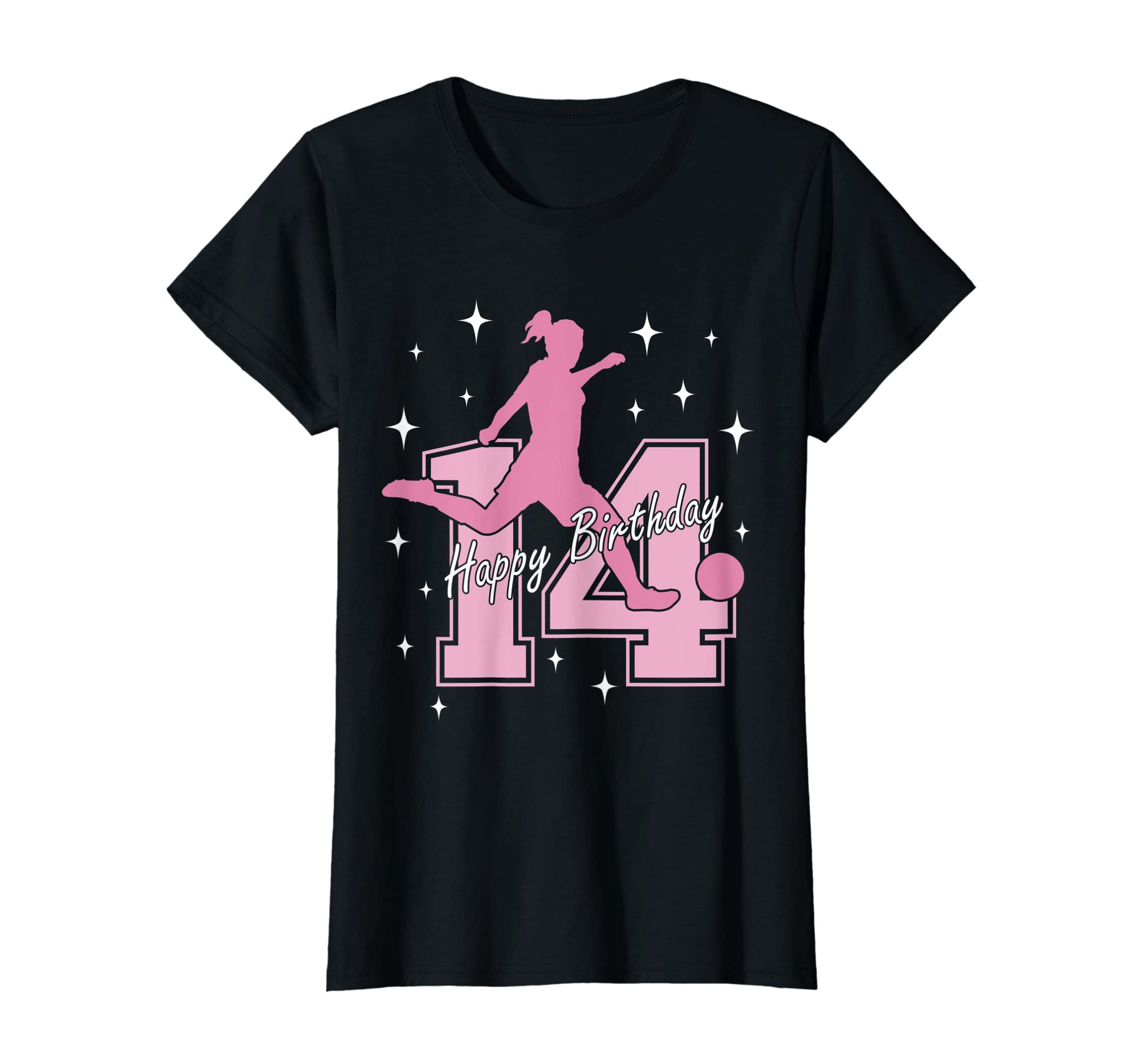 14Th Birthday Soccer Playing T-Shirt - Minimalist Print Men Women - T-Shirt, Sweatshirt, Hoodie