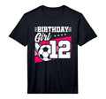 Soccer Birthday Party 12 Year Old 12Th T-Shirt - Novelty Apparel Unisex - T-Shirt, Sweatshirt, Hoodie
