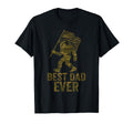 Fathers Day Best Dad Ever American Flag T-Shirt - Custom Art Print Unisex - T-Shirt, Sweatshirt, Hoodie