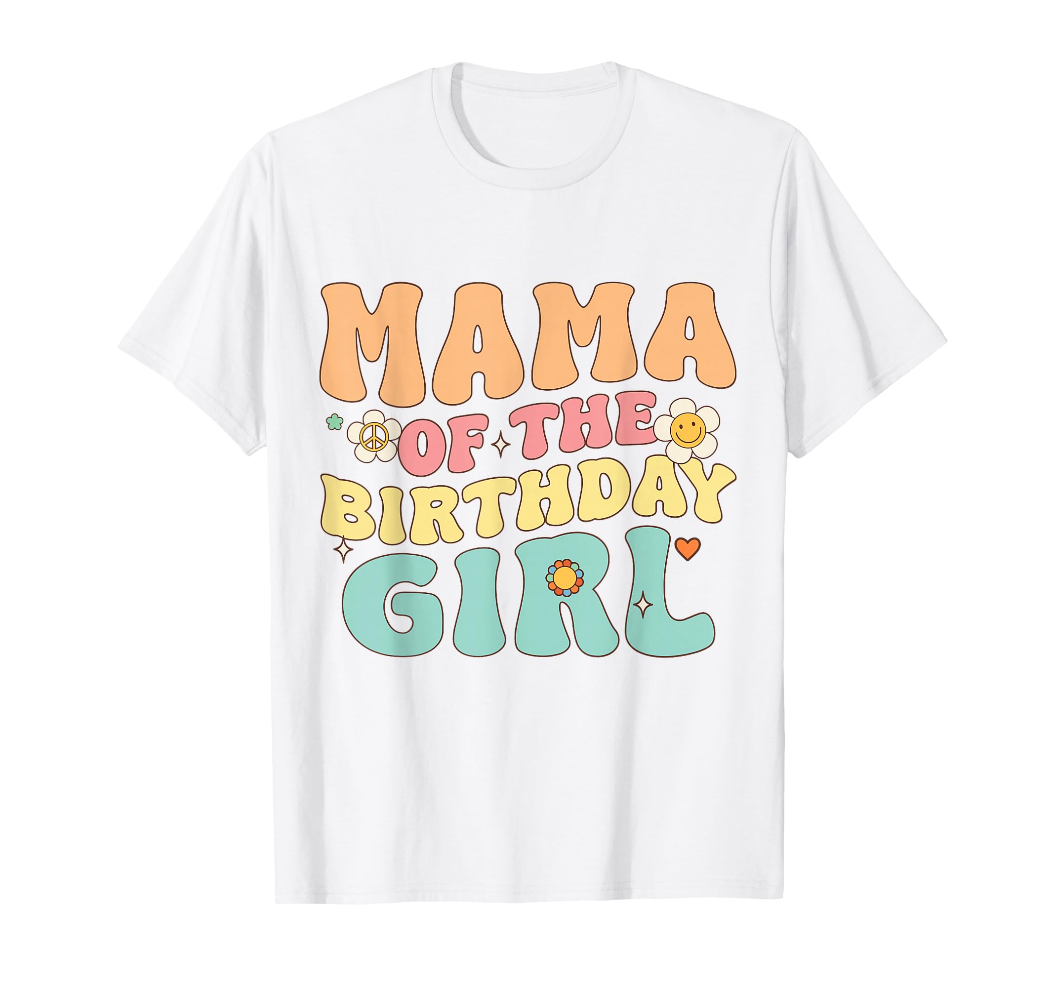 Mama Birthday Groovy Themed Aesthetic T-Shirt - Aesthetic Graphic Unisex - T-Shirt, Sweatshirt, Hoodie