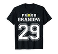 Proud Grandpa Softball Player Number T-Shirt - Streetwear Style for Adults - T-Shirt, Sweatshirt, Hoodie