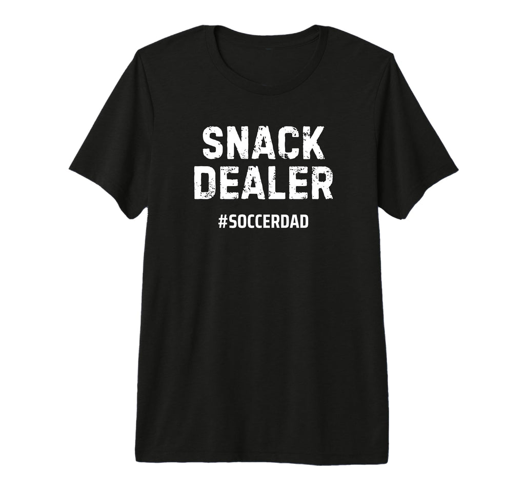 Mens Snack Dealer Soccer Dad Tri T-Shirt - Fun Novelty Design for Adults - T-Shirt, Sweatshirt, Hoodie