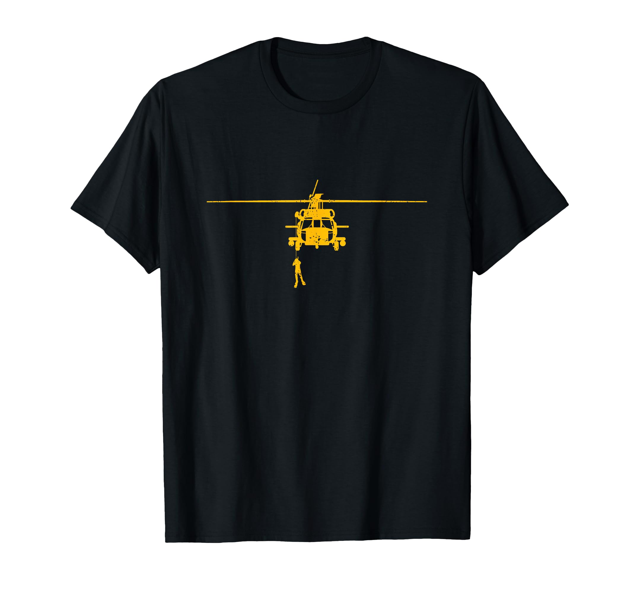 H 60 Helicopter Search And Rescue T-Shirt - Aesthetic Graphic for Adults - T-Shirt, Sweatshirt, Hoodie