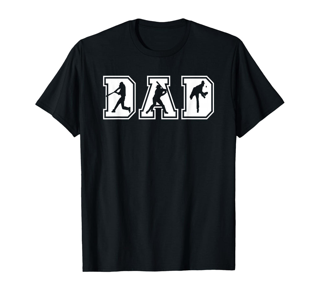 Baseball Dad Funny Fathers Day T-Shirt - Custom Art Print for Adults - T-Shirt, Sweatshirt, Hoodie