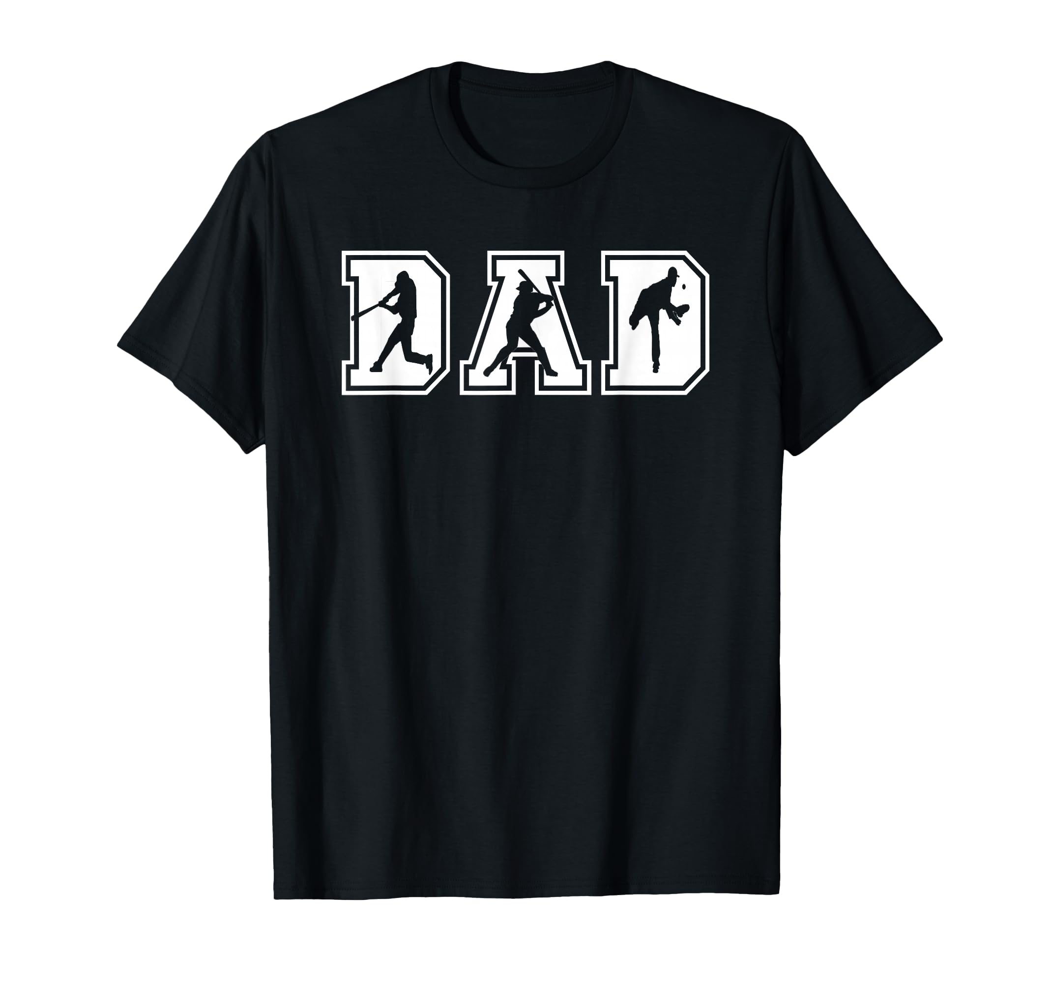 Baseball Dad Funny Fathers Day T-Shirt - Custom Art Print for Adults - T-Shirt, Sweatshirt, Hoodie