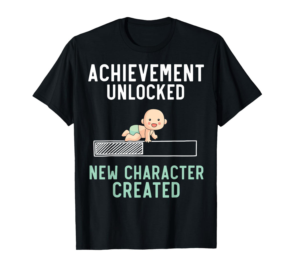 Character Created New Dad Pregnancy T-Shirt - Custom Art Print Unisex - T-Shirt, Sweatshirt, Hoodie