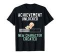 Character Created New Dad Pregnancy T-Shirt - Custom Art Print Unisex - T-Shirt, Sweatshirt, Hoodie