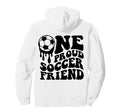 Proud Soccer Friend Soccer Ball Drip Hoodie - Unique Graphic for Adults - T-Shirt, Sweatshirt, Hoodie