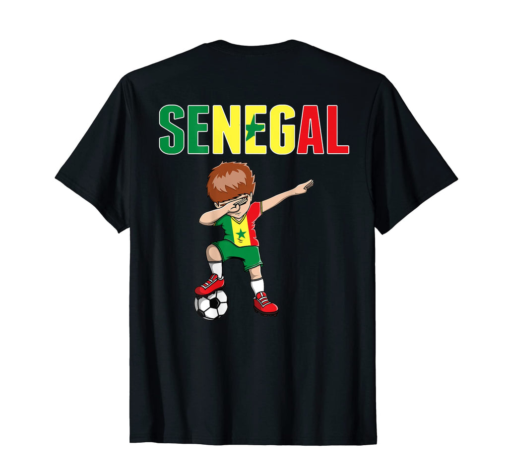 Dabbing Soccer Senegal Soccer Fan Jersey T-Shirt - Trendy Graphic Unisex - T-Shirt, Sweatshirt, Hoodie