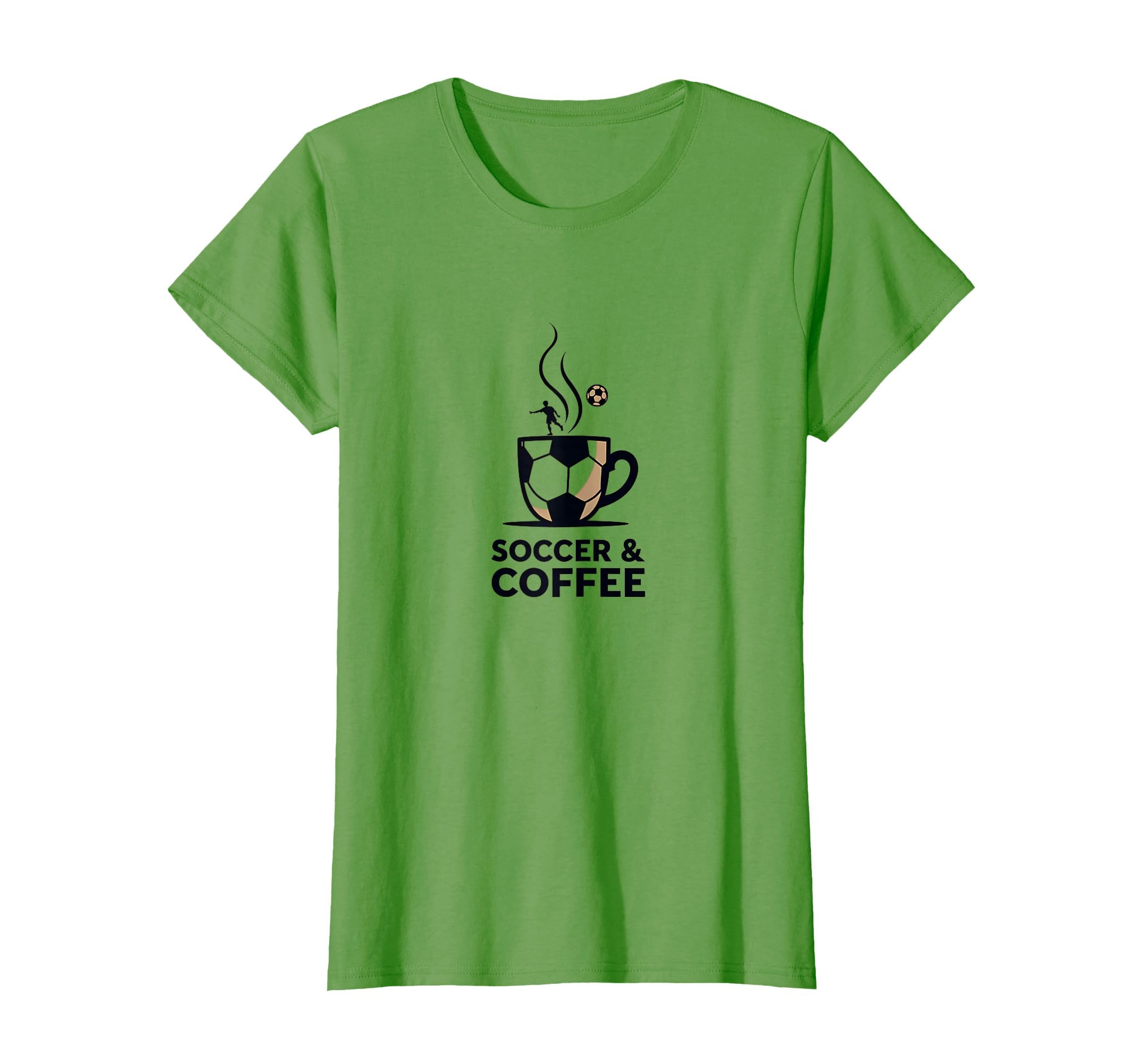 Soccer Coffee Playful Sports T-Shirt - Casual Everyday Wear Men Women - T-Shirt, Sweatshirt, Hoodie