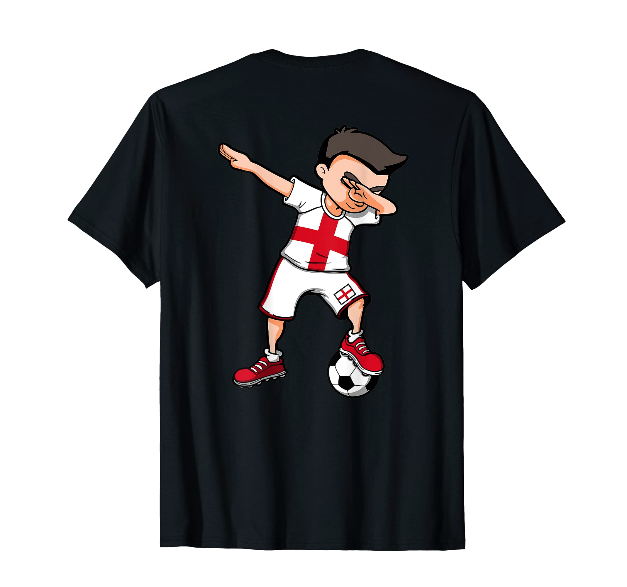 Dabbing Soccer England Jersey T-Shirt - Custom Art Print for Adults - T-Shirt, Sweatshirt, Hoodie