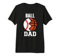 Mens Ball Dad Funny Baseball T-Shirt - Aesthetic Graphic for Adults - T-Shirt, Sweatshirt, Hoodie