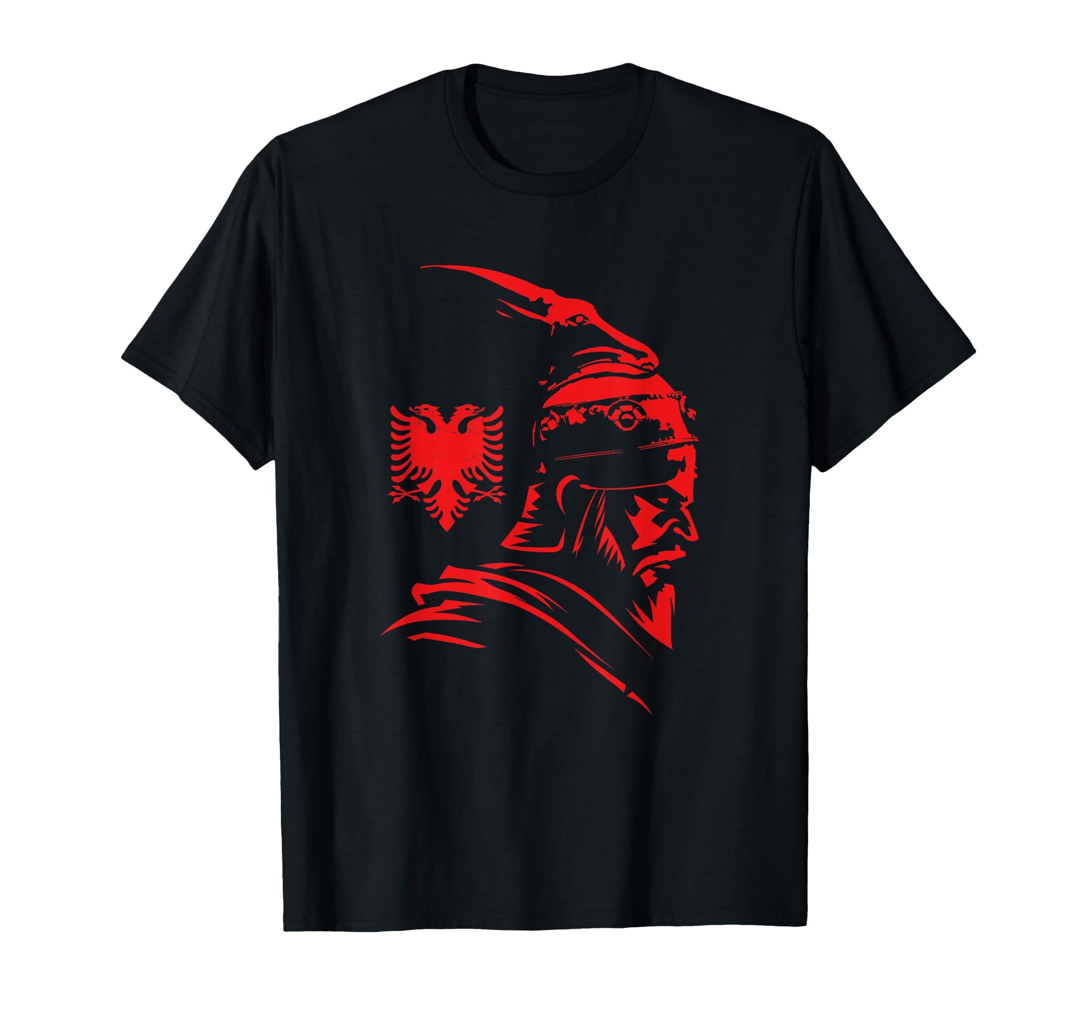 Skanderbeg Albania And Kosovo Flag Proud T-Shirt - Graphic Print Men Women - T-Shirt, Sweatshirt, Hoodie
