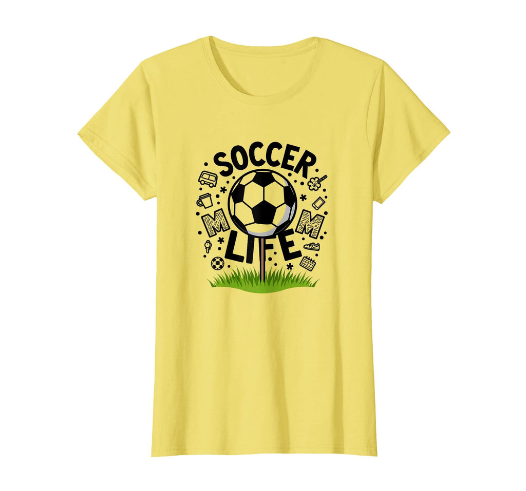 Soccer Mom Life Fun Sports Fan Mothers T-Shirt - Trendy Graphic for Adults - T-Shirt, Sweatshirt, Hoodie
