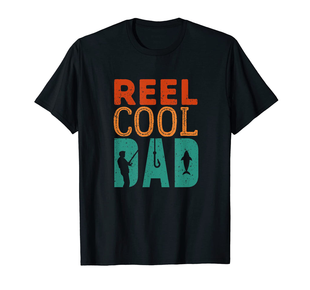 Mens Reel Dad Fathers Day Papa Daddy T-Shirt - Unique Graphic for Adults - T-Shirt, Sweatshirt, Hoodie