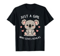 Just Who Loves Koalas Funny Koala Gift T-Shirt - Custom Art Print Unisex - T-Shirt, Sweatshirt, Hoodie