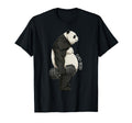 Dad Bod Panda Funny Fitness Gym T-Shirt - Minimalist Print for Adults - T-Shirt, Sweatshirt, Hoodie