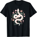 Aesthetic Graphic Mystical Snake Flower Pastel Goth - Adult & Kids T-Shirts, Sweatshirts & Hoodies apparel design preview 1