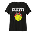 Busy Raising Ballers Tennis Ball T-Shirt - Minimalist Print for Adults - T-Shirt, Sweatshirt, Hoodie