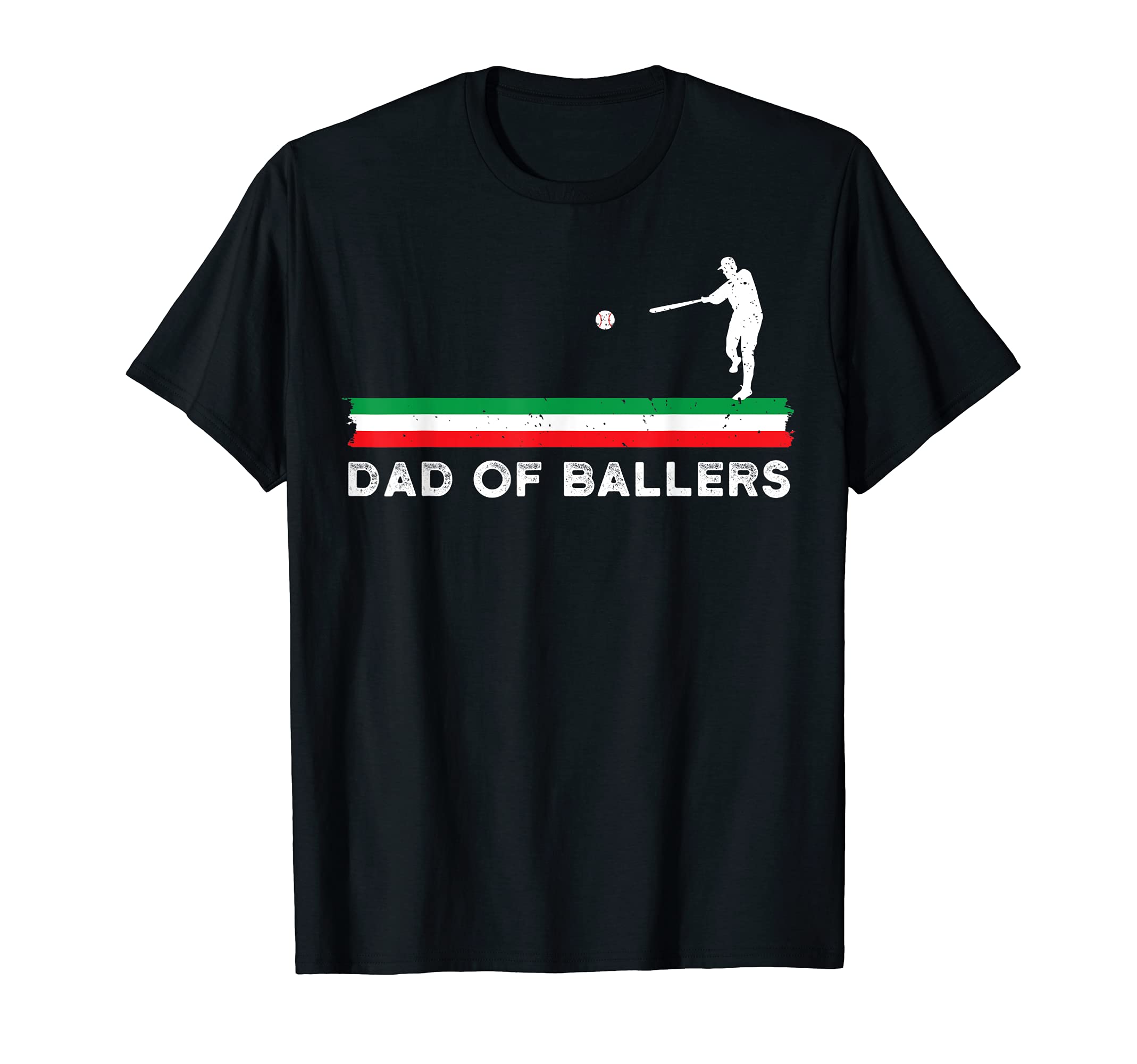 Italian Dad Ballers Baseball Player T-Shirt - Minimalist Print Men Women - T-Shirt, Sweatshirt, Hoodie