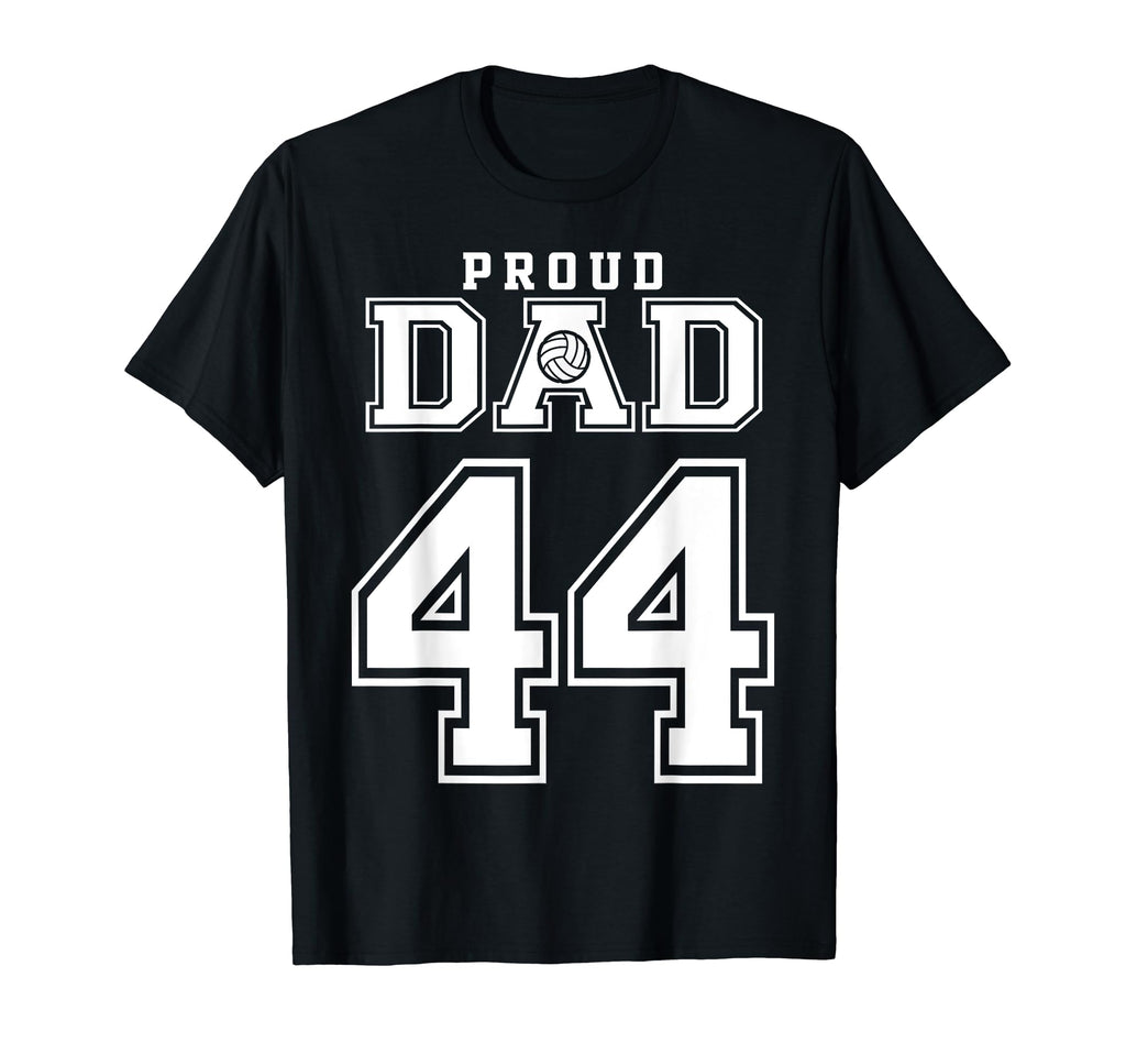 Custom Proud Volleyball Dad Number 44 T-Shirt - Aesthetic Graphic Unisex - T-Shirt, Sweatshirt, Hoodie