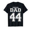 Custom Proud Volleyball Dad Number 44 T-Shirt - Aesthetic Graphic Unisex - T-Shirt, Sweatshirt, Hoodie