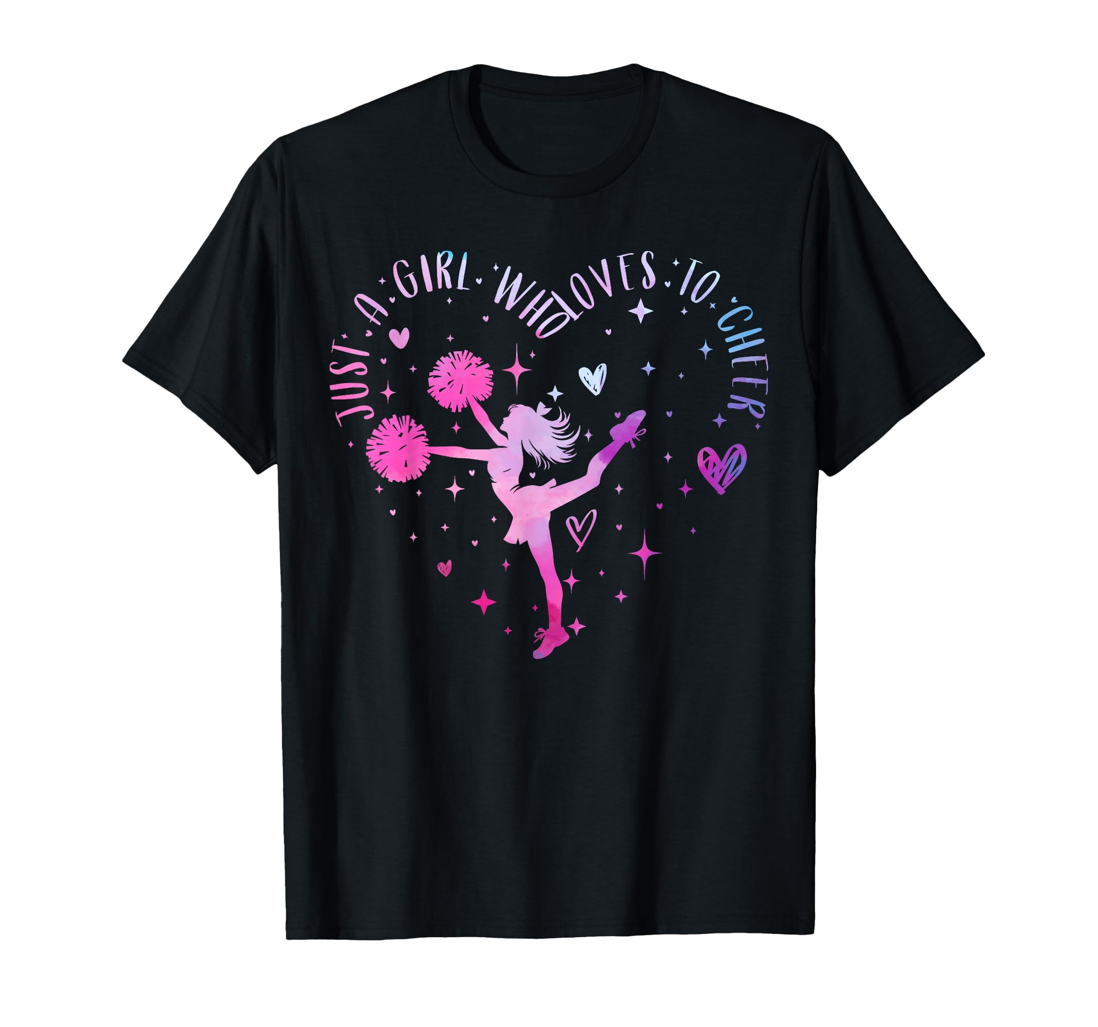 Just Who Loves To Cheer Cheerleader T-Shirt - Streetwear Style for Adults - T-Shirt, Sweatshirt, Hoodie