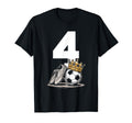 4 Soccer Birthday Gift Soccer Fan Sports T-Shirt - Unique Graphic Unisex - T-Shirt, Sweatshirt, Hoodie
