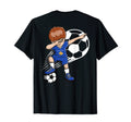 Dabbing Soccer Kosovo Jersey Kosovar T-Shirt - Graphic Print Men Women - T-Shirt, Sweatshirt, Hoodie