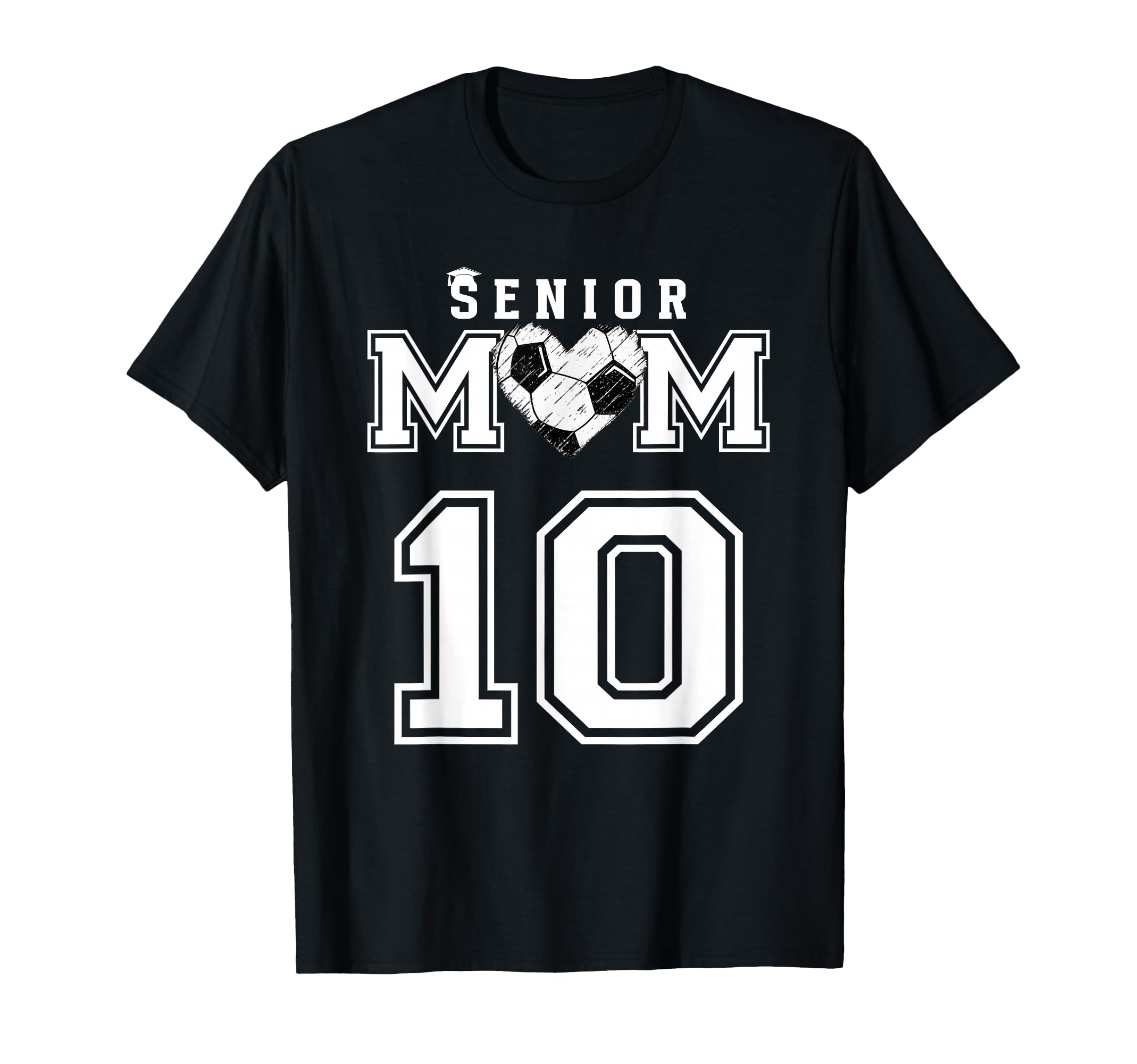 Proud Senior Soccer Mom Custom T-Shirt - Custom Art Print for Adults - T-Shirt, Sweatshirt, Hoodie