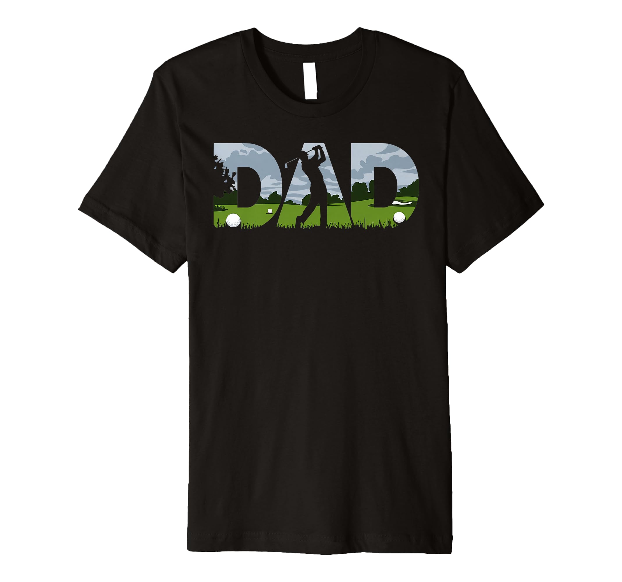 Fathers Day Golfer Mens Golf Dad T-Shirt - Unique Graphic Unisex - T-Shirt, Sweatshirt, Hoodie
