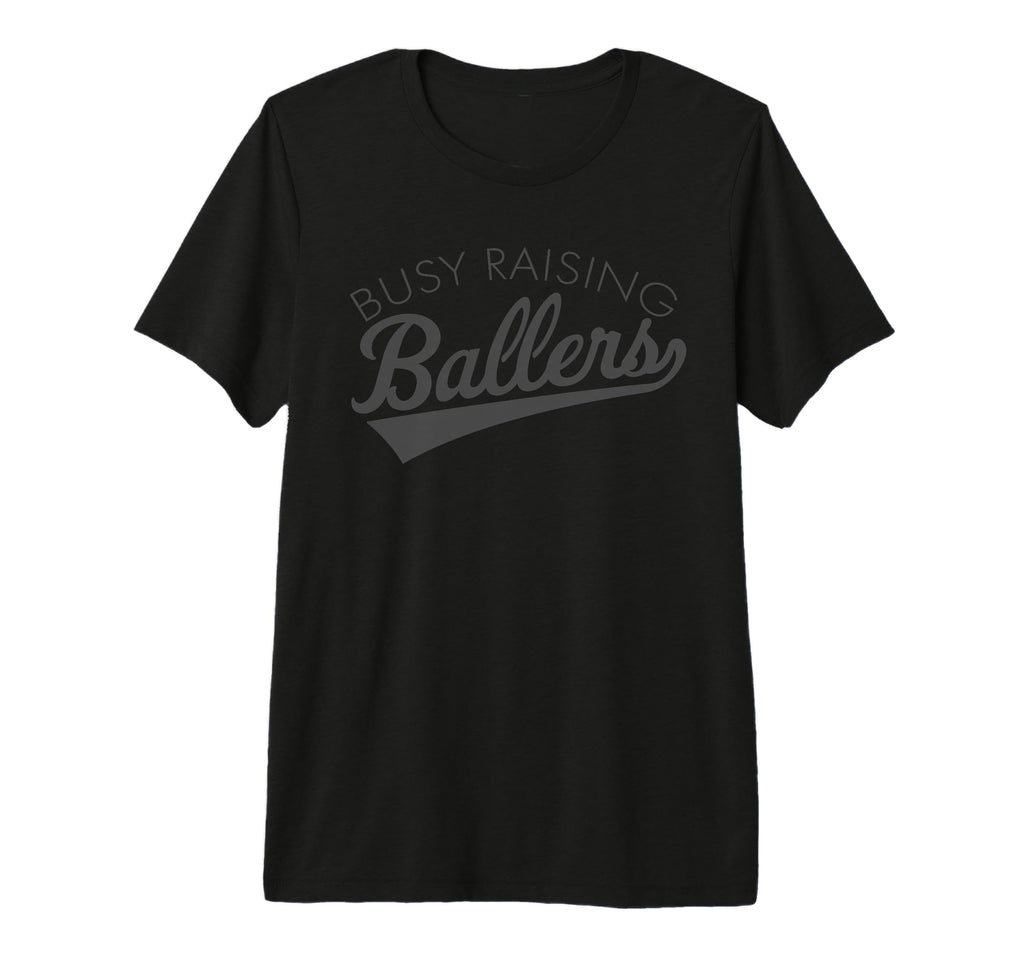Busy Raising Ballers Baseball Mom T-Shirt - Trendy Graphic for Adults - T-Shirt, Sweatshirt, Hoodie