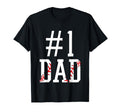 Number One Baseball Dad Joke Fathers T-Shirt - Minimalist Print Men Women - T-Shirt, Sweatshirt, Hoodie