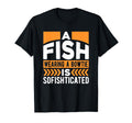 Fish Wearing Bowtie Is Sofishticated T-Shirt - Custom Art Print for Adults - T-Shirt, Sweatshirt, Hoodie