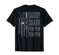 Daddy Shark Pew Pew Mens Guns Joke Funny T-Shirt - Streetwear Style Unisex - T-Shirt, Sweatshirt, Hoodie