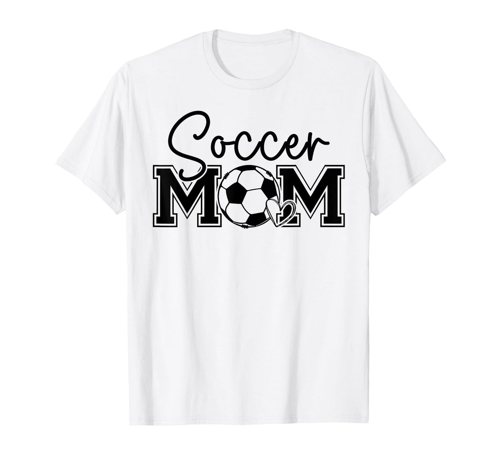 Soccer Mom Heart Game Day Vibes Soccer T-Shirt - Trendy Graphic Unisex - T-Shirt, Sweatshirt, Hoodie
