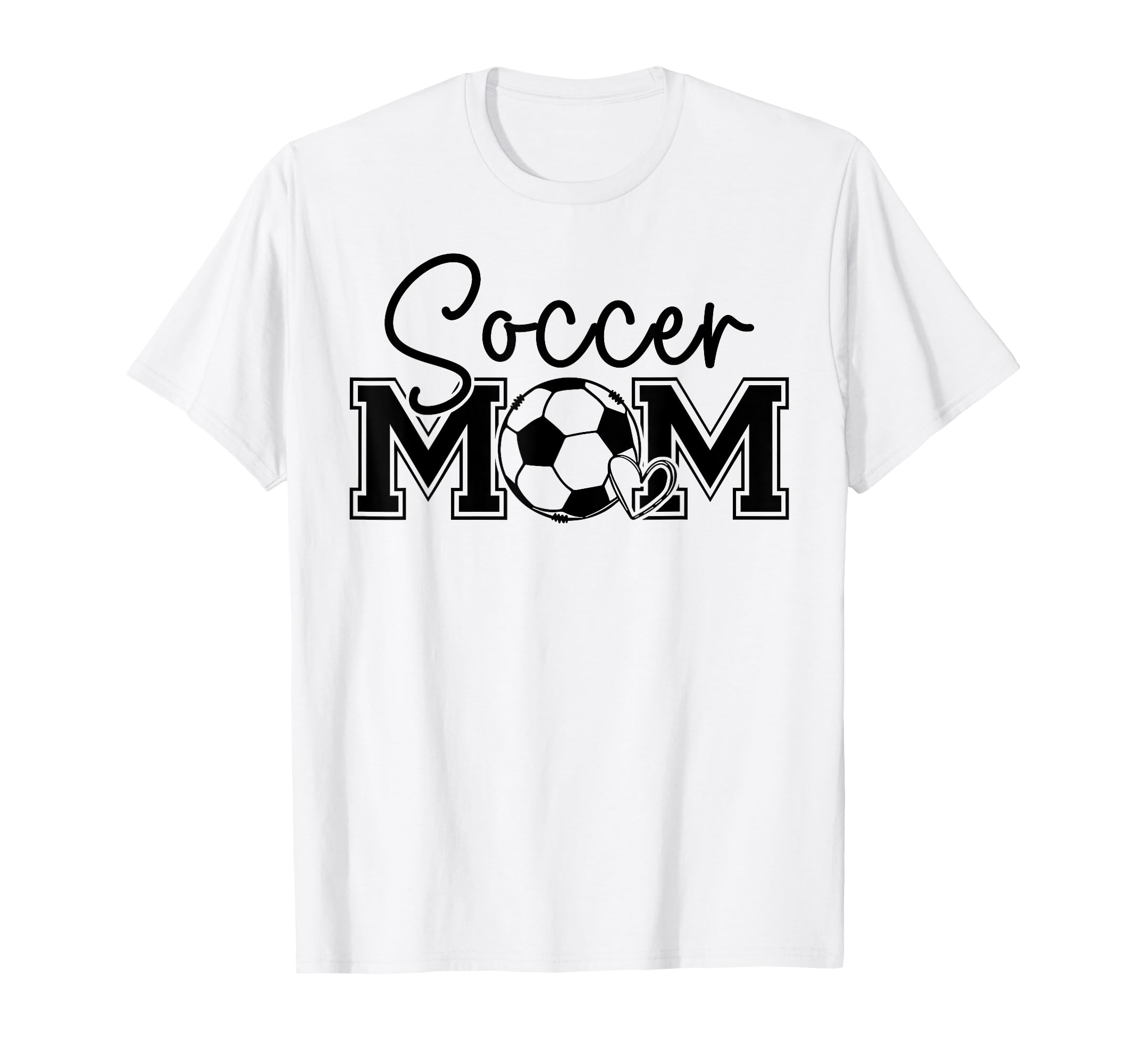 Soccer Mom Heart Game Day Vibes Soccer T-Shirt - Trendy Graphic Unisex - T-Shirt, Sweatshirt, Hoodie