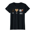 Peace Love Soccer Football Soccer Player T-Shirt - Trendy Graphic Unisex - T-Shirt, Sweatshirt, Hoodie