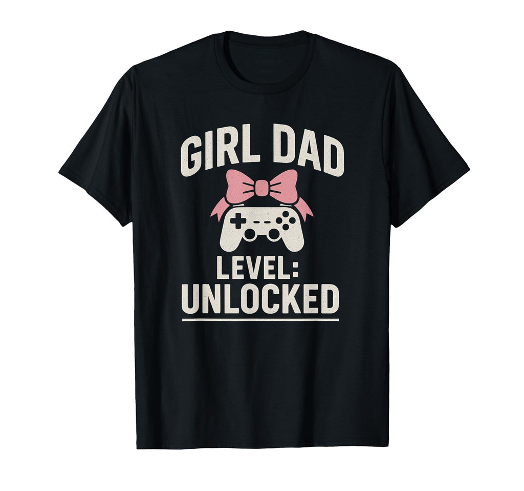 Dad Level Unlocked New Dad Gift T-Shirt - Novelty Apparel for Adults - T-Shirt, Sweatshirt, Hoodie