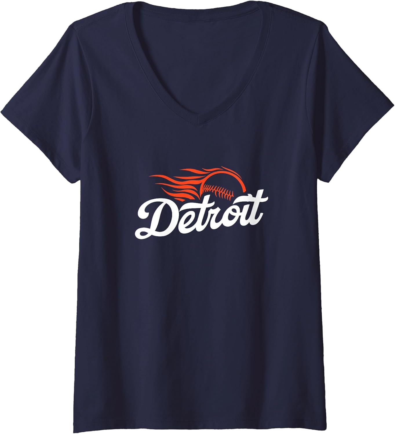 Womens Detroit Baseball Vintage Minimalist Retro - Adult & Kids T-Shirts, Sweatshirts & Hoodies apparel design preview 1