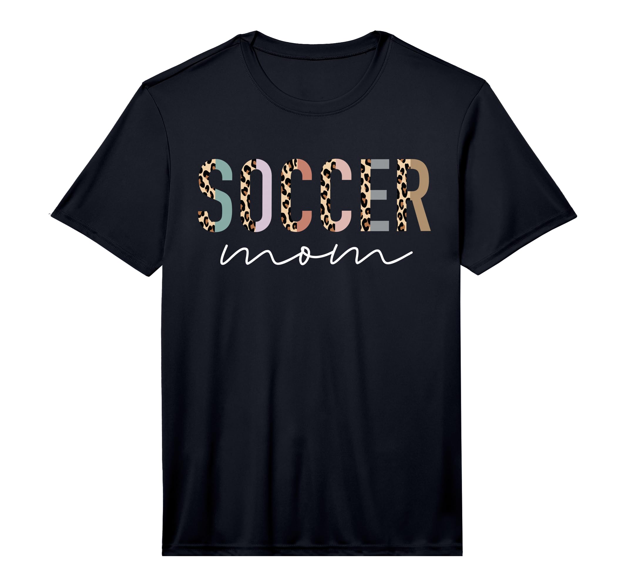 Mens Soccer Mom Gifts Leopard Soccer T-Shirt - Streetwear Style for Adults - T-Shirt, Sweatshirt, Hoodie