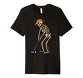 Halloween Skeleton Dad Golfer T-Shirt - Streetwear Style for Adults - T-Shirt, Sweatshirt, Hoodie