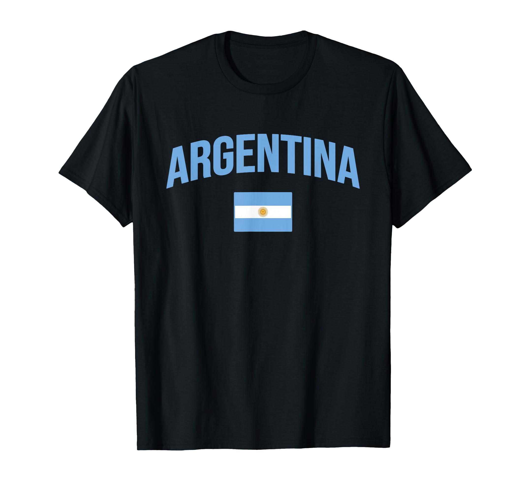 Co Argentina Flag Adults Black Small T-Shirt - Unique Graphic for Adults - T-Shirt, Sweatshirt, Hoodie