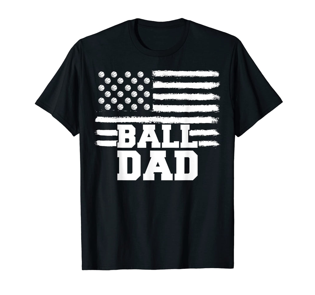 Mens Basketball Dad Ball Dad Fathers Day T-Shirt - Trendy Graphic Unisex - T-Shirt, Sweatshirt, Hoodie