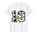 13 Year Old Soccer Player 13Th T-Shirt - Aesthetic Graphic for Adults - T-Shirt, Sweatshirt, Hoodie