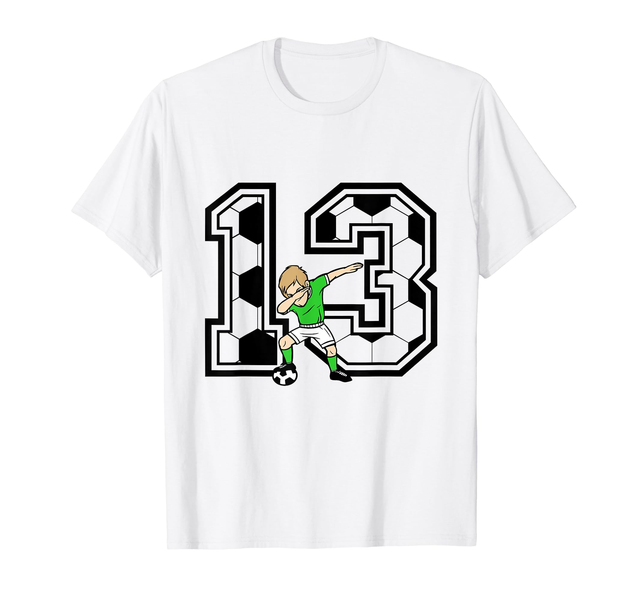 13 Year Old Soccer Player 13Th T-Shirt - Aesthetic Graphic for Adults - T-Shirt, Sweatshirt, Hoodie
