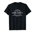 Door County Wi Crossed Fishing Rods T-Shirt - Trendy Graphic for Adults - T-Shirt, Sweatshirt, Hoodie