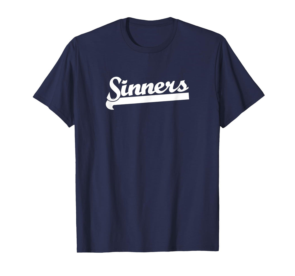 Sinners Softball Football Basketball T-Shirt - Unique Graphic for Adults - T-Shirt, Sweatshirt, Hoodie