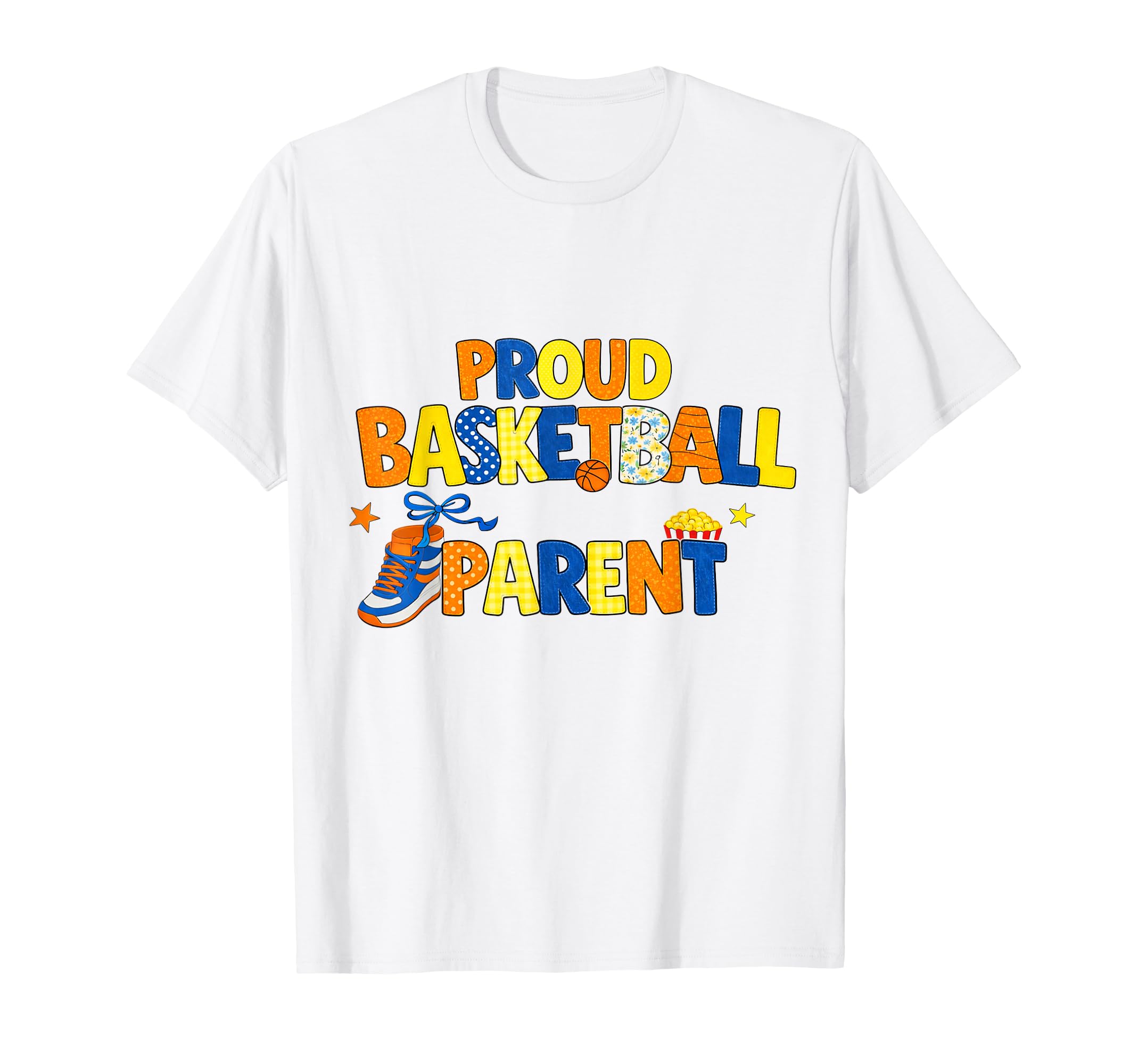 Funny Proud Basketball Parent Mom T-Shirt - Fun Novelty Design for Adults - T-Shirt, Sweatshirt, Hoodie