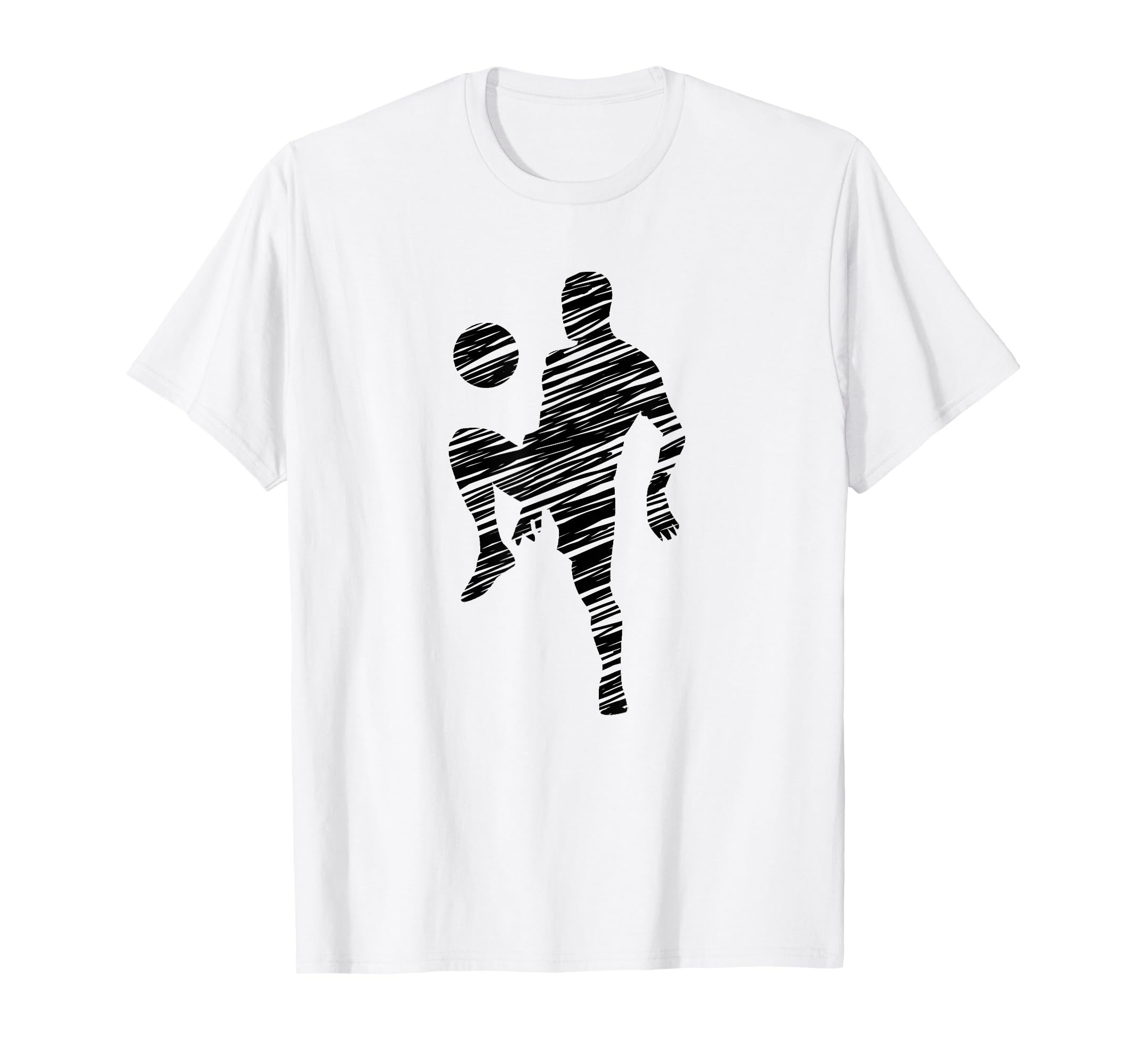 Soccer Player And Soccer Fan Motif T-Shirt - Casual Everyday Wear Unisex - T-Shirt, Sweatshirt, Hoodie